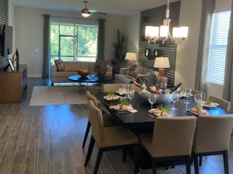 Beautiful clean living room