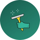 Window cleaning icon